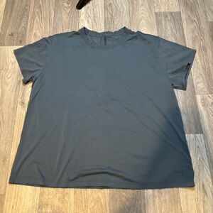 Lululemon All Yours Boyfriend Tee- dark grey